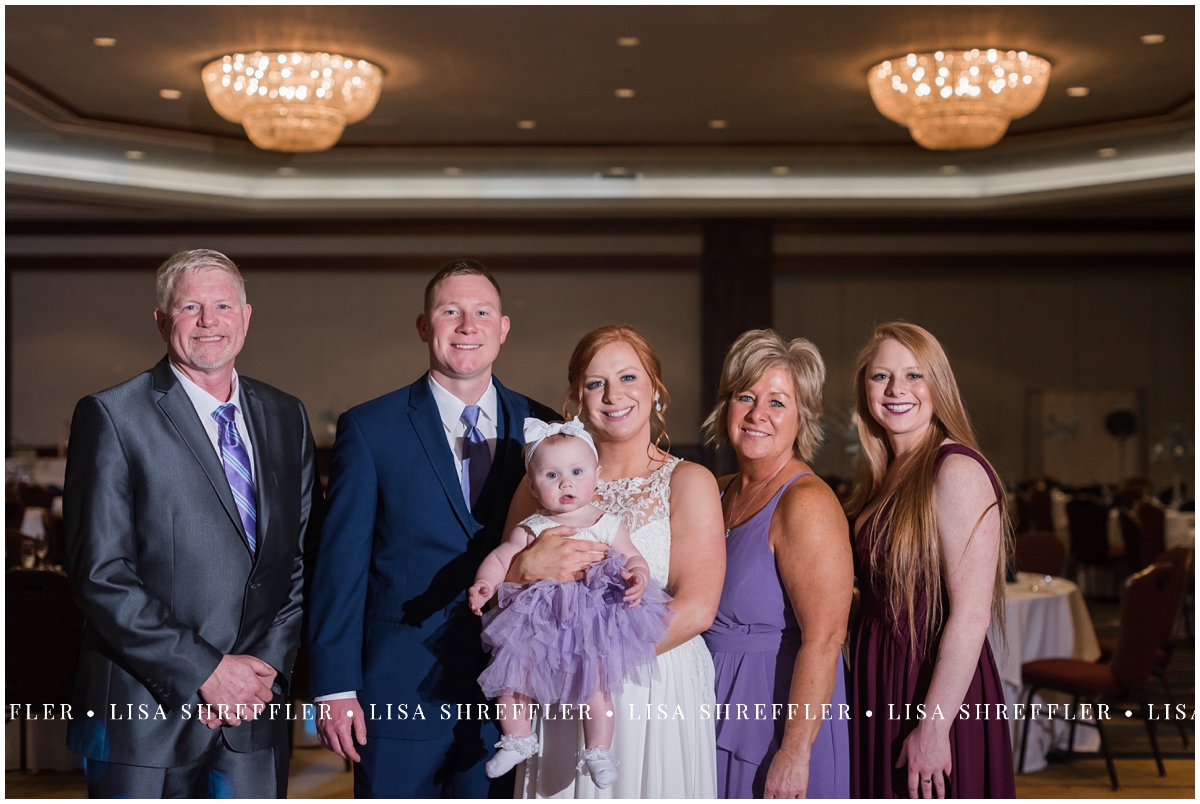crowne plaza wedding reception family formals