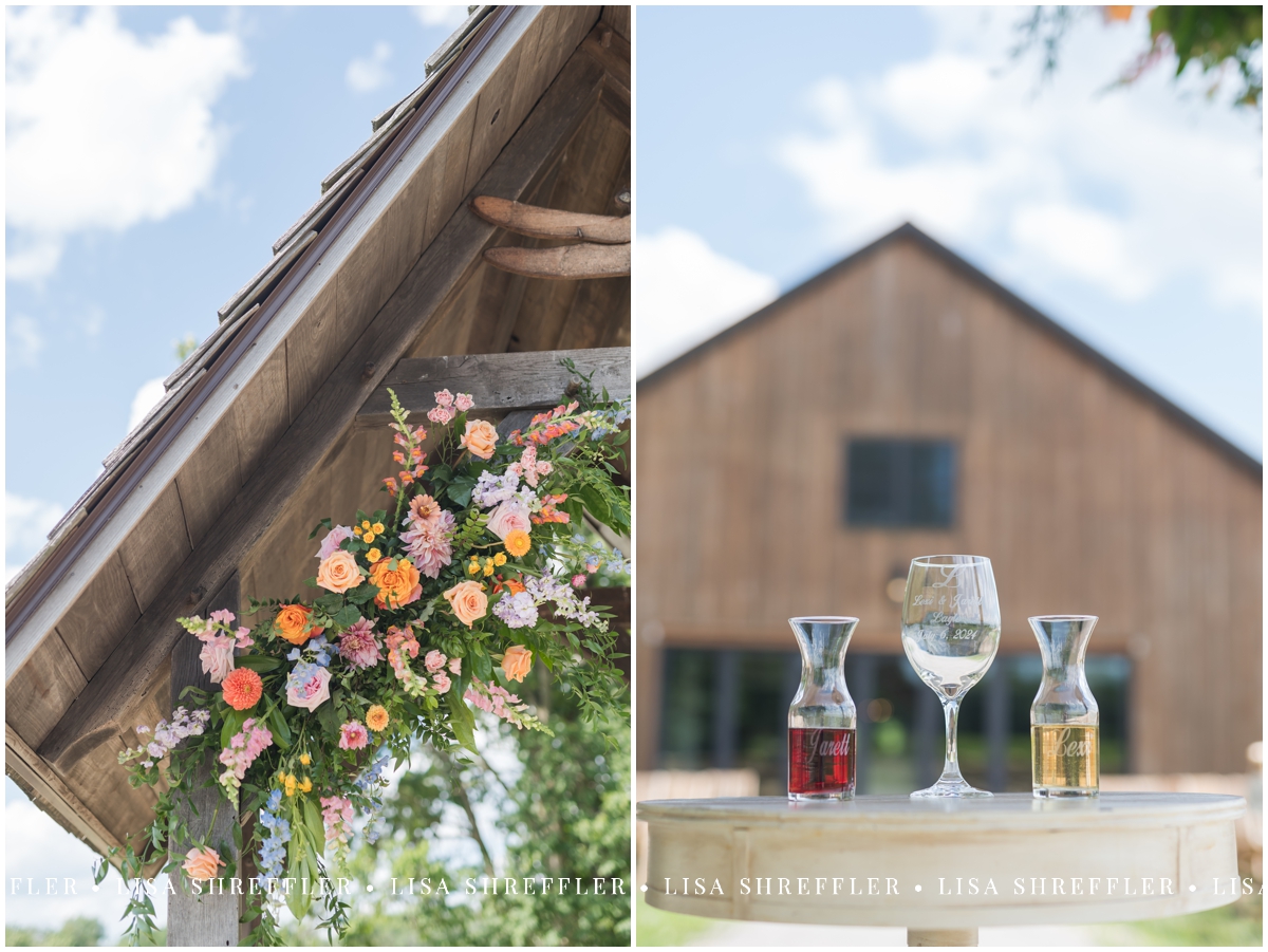 lexi jarett sleepy creek vineyard summer wedding fairmount il 0088