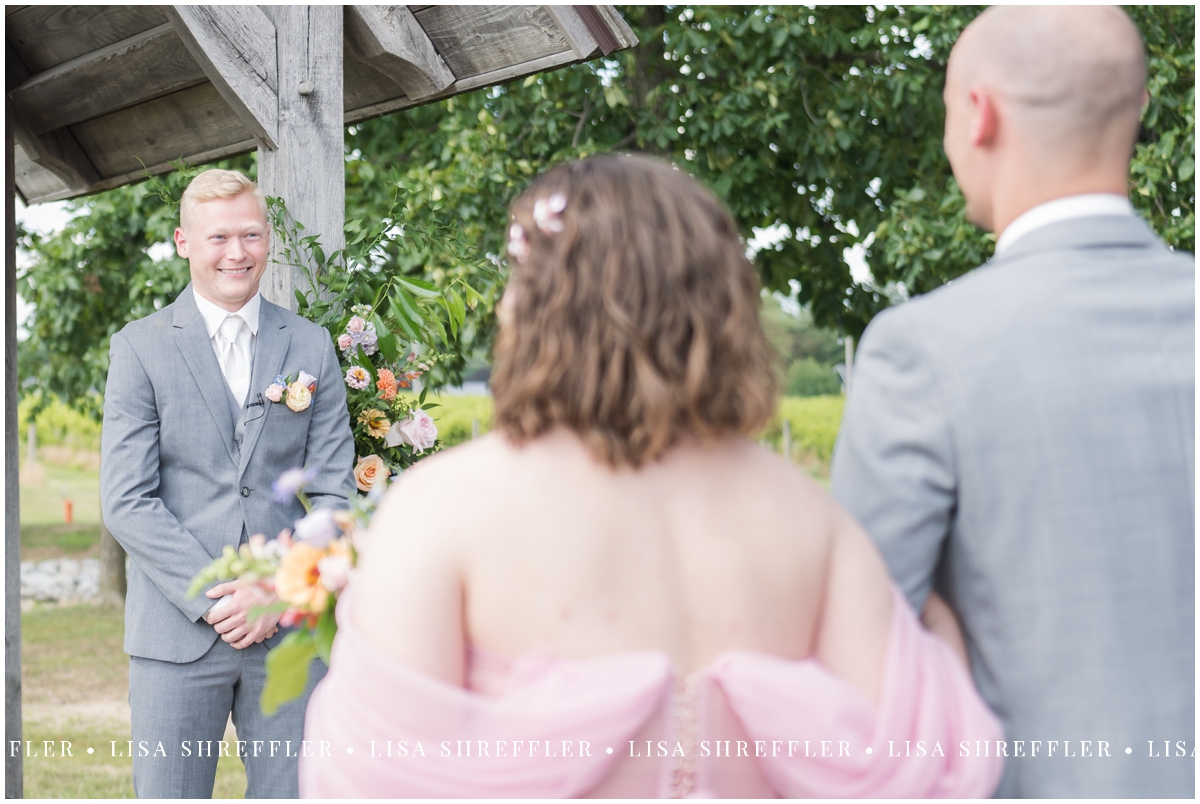 lexi jarett sleepy creek vineyard summer wedding fairmount il 0101