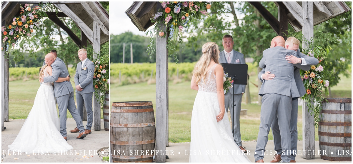 lexi jarett sleepy creek vineyard summer wedding fairmount il 0104