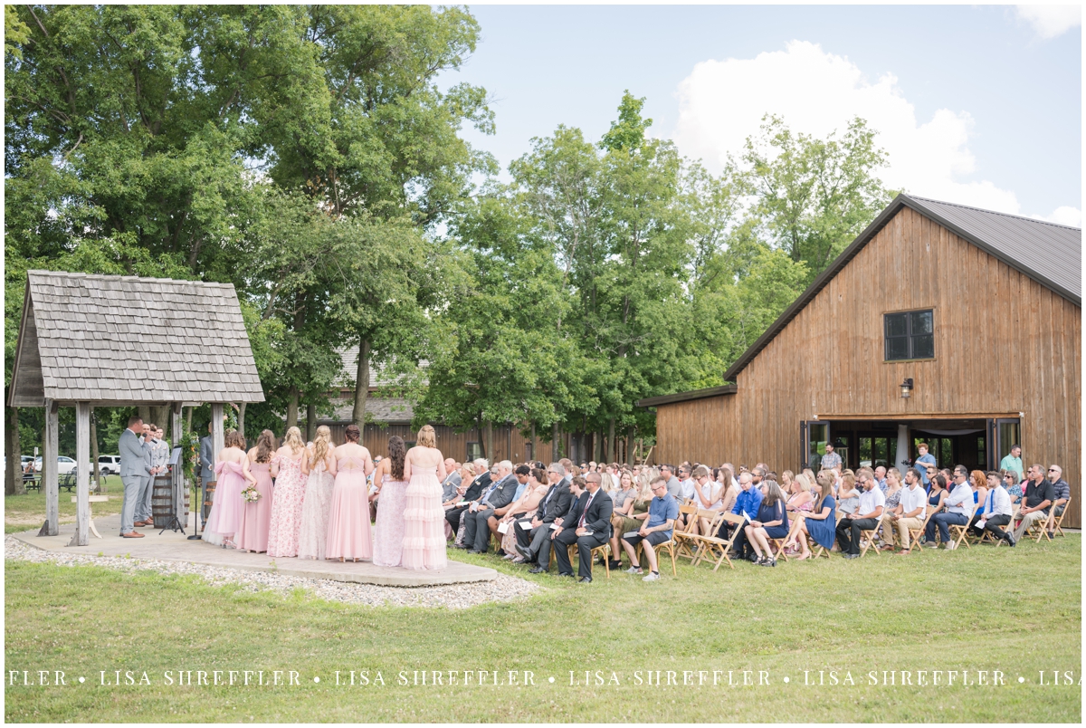 lexi jarett sleepy creek vineyard summer wedding fairmount il 0107